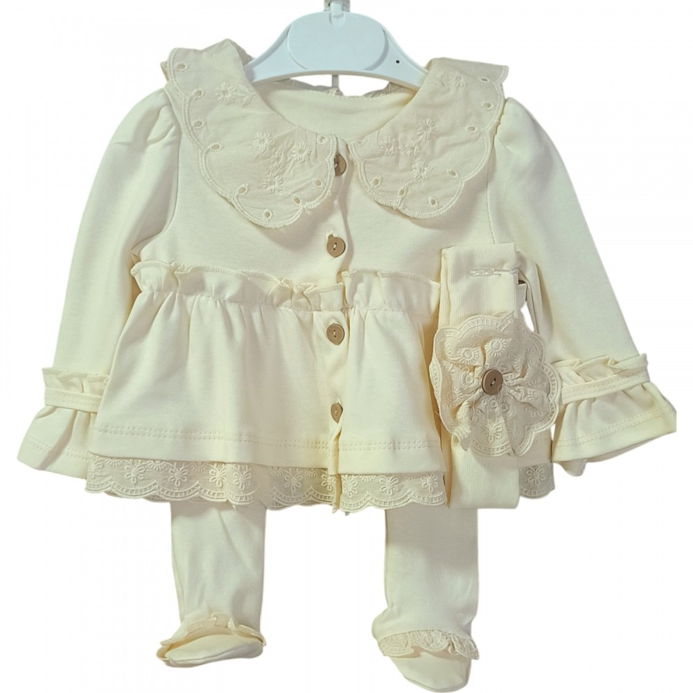 Fistolu Bebe Yaka 3Lü Takım