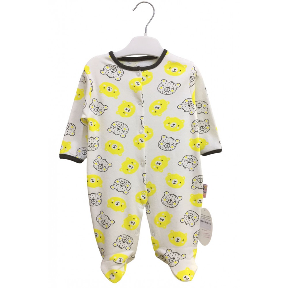 Penye Bebek Tulum Ayı Kafa Sarı