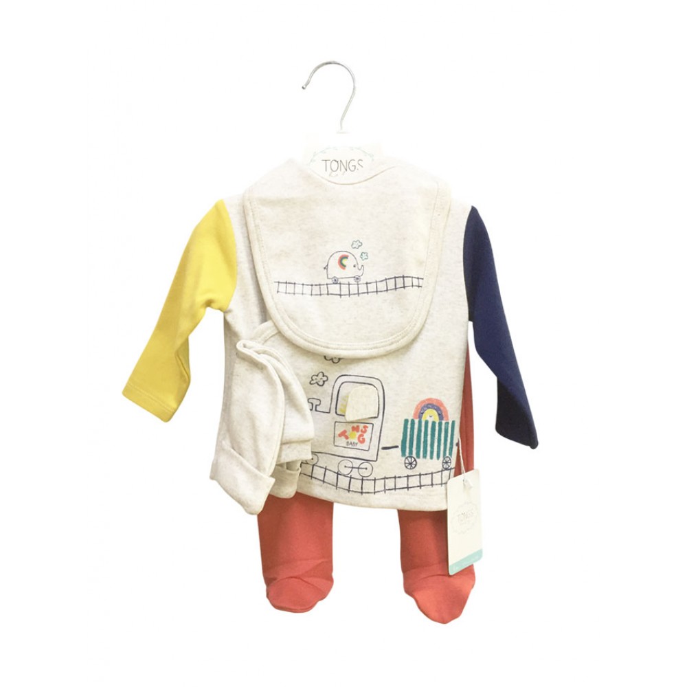 Tongs Baby 4075 5 Parça Zıbın Seti Kırmızı