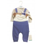 Tongs Baby 4356 Salopet Takım Mavi