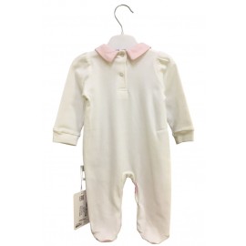 Tongs Baby 4380 Penye Tulum Bebe Yaka Ekru