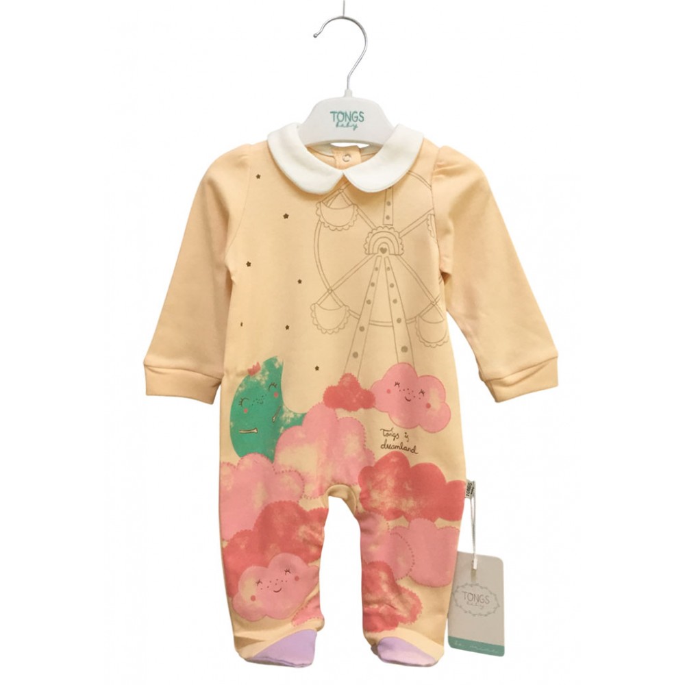 Tongs Baby 4380 Penye Tulum Bebe Yaka Somon