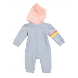 Tongs Baby 4381 Kapşonlu Penye Tulum Mavi