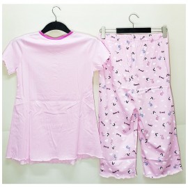 Baha 1939 Lohusa Capri Pijama Pembe