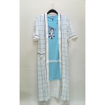 Baha 2140 Lohusa Gecelik & Sabahlık Turkuaz