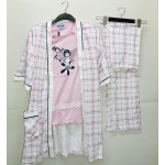 Baha 2144 Lohusa Pijama & Sabahlık Pembe