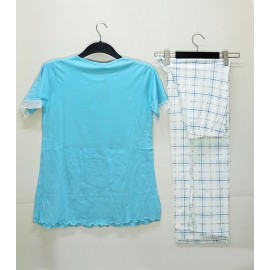 Baha 2144 Lohusa Pijama & Sabahlık Turkuaz