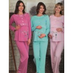 Baha 2436 Lohusa Pijama Mor