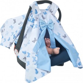 Bebekevi 1034 Puset Örtüsü Kelebekli