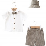 Bebezade 1128 Noah 3 lü Şapkalı Takım