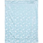 Bebitof 95012 Kadife Battaniye Yıldızlı Mavi