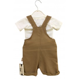 Müslin Salopet Takım Oyuncak Ayılı