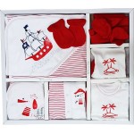 Dinemis Baby 4023 10 Parça Korsan Zıbın Seti Kırmızı