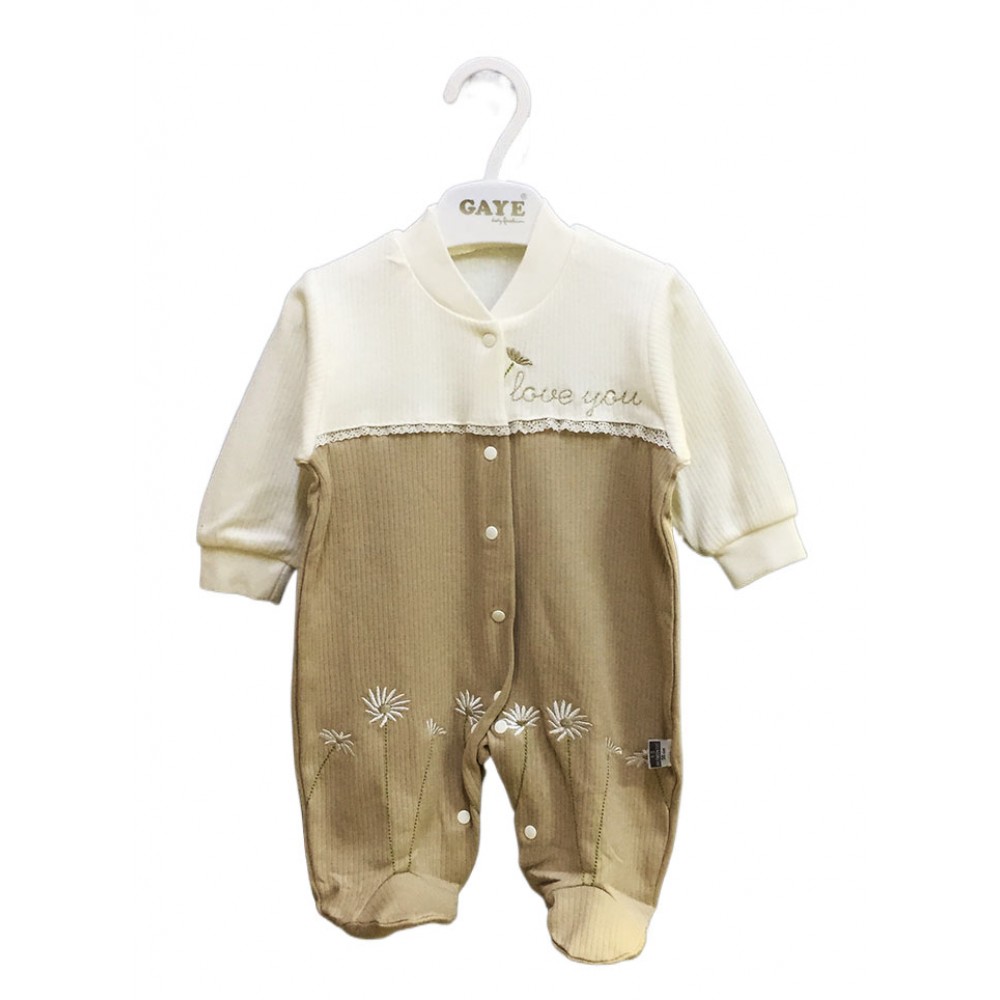 Gaye 2269 Penye Bebek Tulum  Vizon