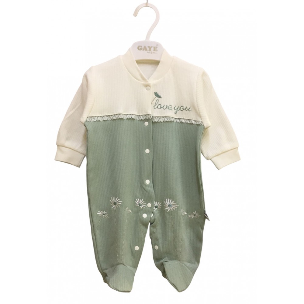 Gaye 2269 Penye Bebek Tulumu Yeşil