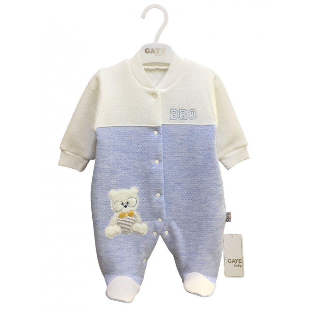 Gaye 2322 Kapütone Tulum Mavi