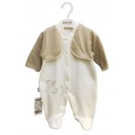 Gaye 2333 Kadife Tulum Ekru 