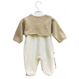 Gaye 2333 Kadife Tulum Ekru 