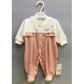 Gaye 2338 Kadife Tulum Pudra