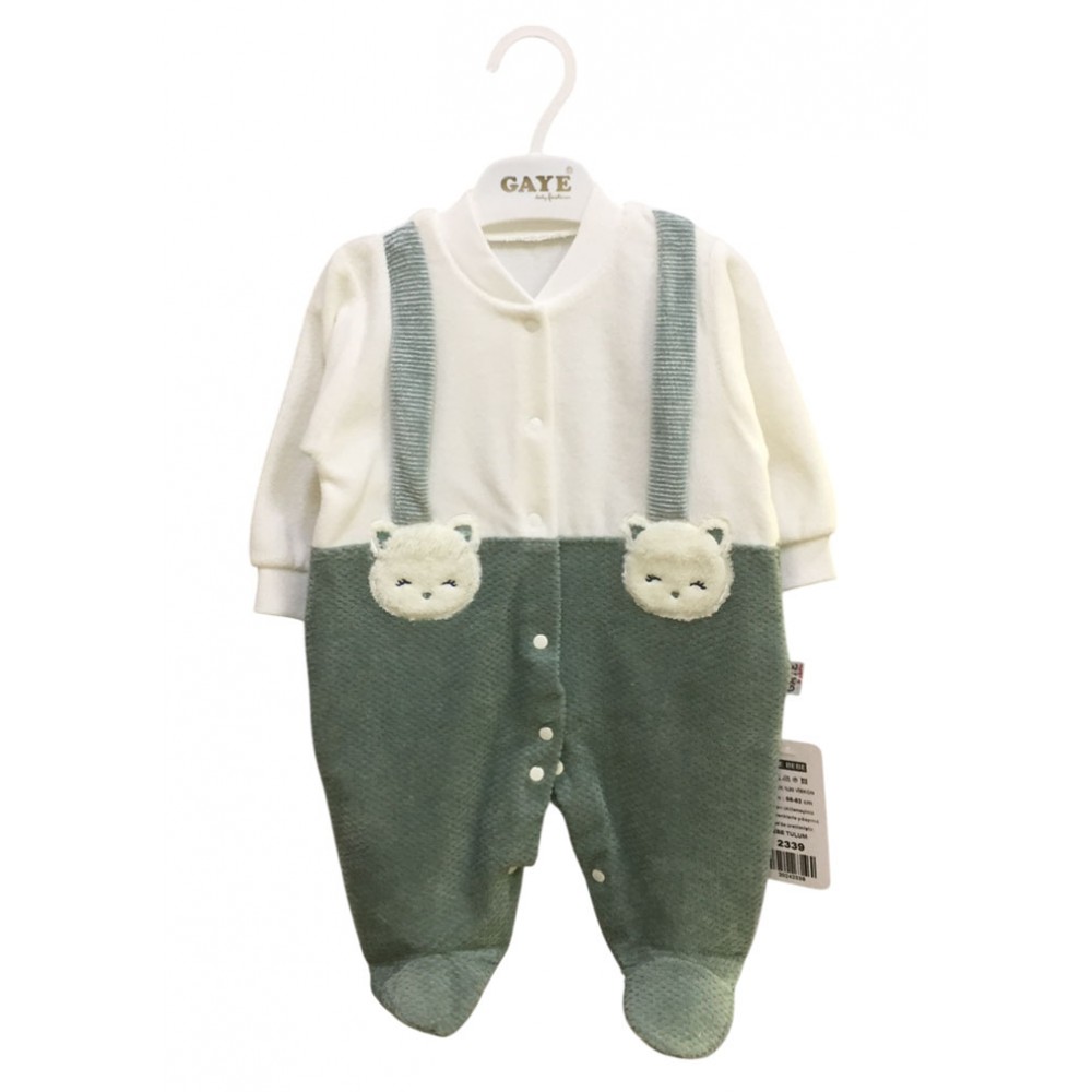 Gaye 2339 Kadife Tulum Yeşil