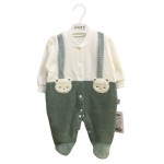 Gaye 2339 Kadife Tulum Yeşil