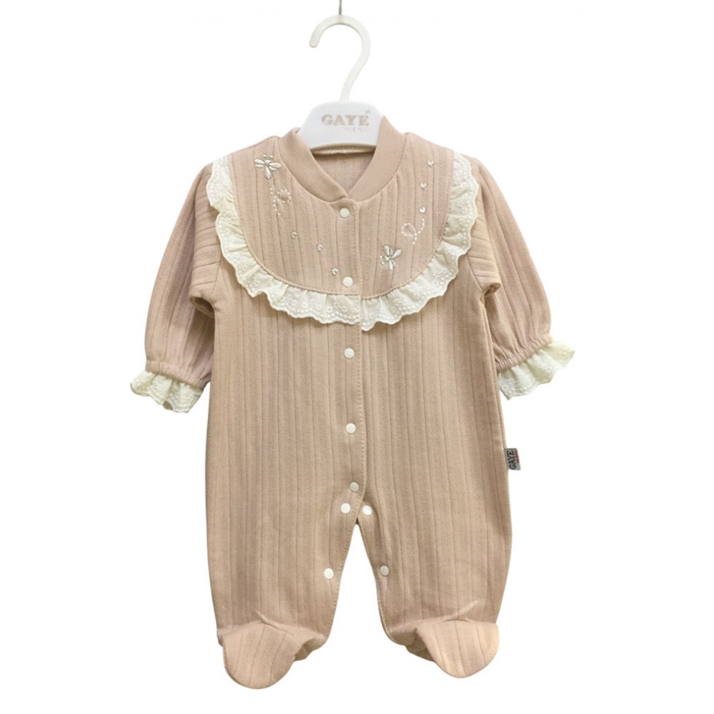 Gaye 2401 Penye Bebek Tulumu Vizon