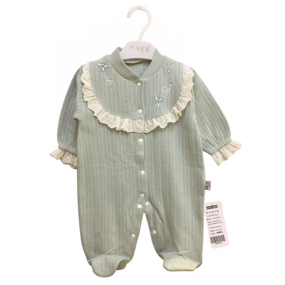 Gaye 2401 Penye Bebek Tulum Yeşil