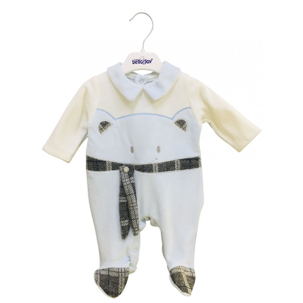 Bello Joy 3062 Kadife Tulum Mavi