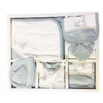 Gaye Bebe 10 Parça Zıbın Seti Kuşlu Yeşil