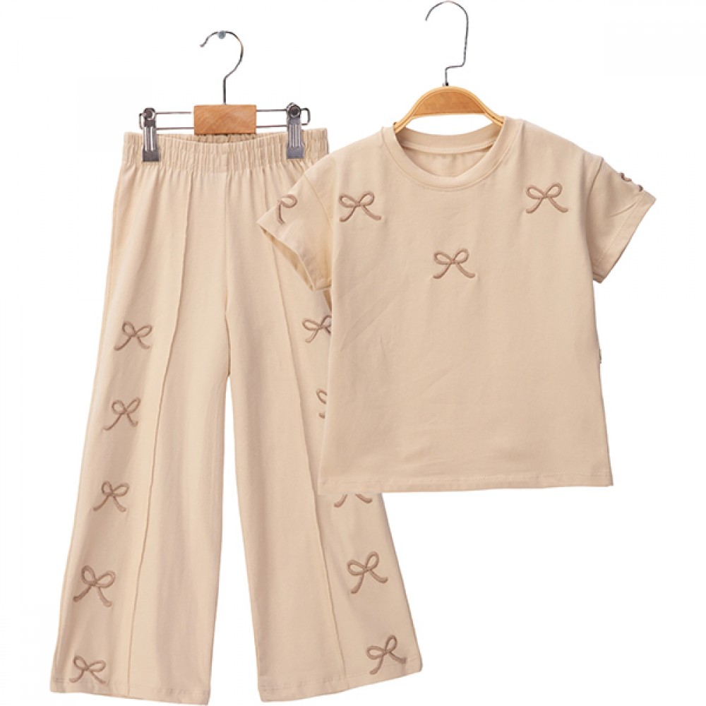 Limones 4174 Fiyonk Nakış Takım Bej 2/5 Yaş