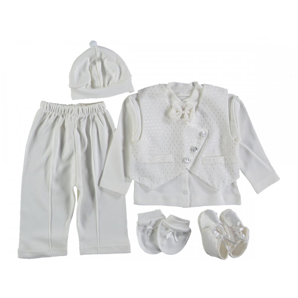 Ponpon 209 Erkek Mevlüt Takım Ekru