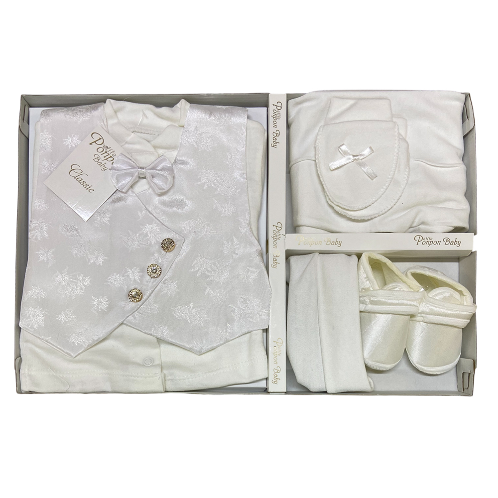 Ponpon 209 Erkek Mevlüt Takım Ekru