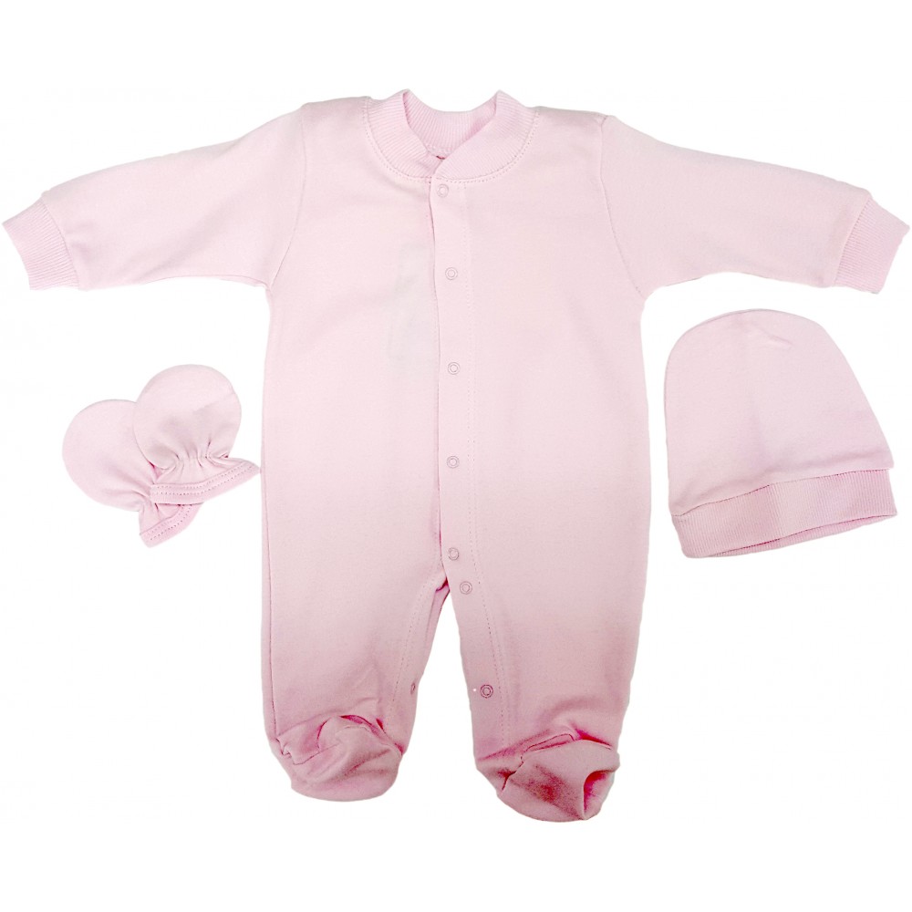 Sebi 4001 Düz Penye Tulum Somon