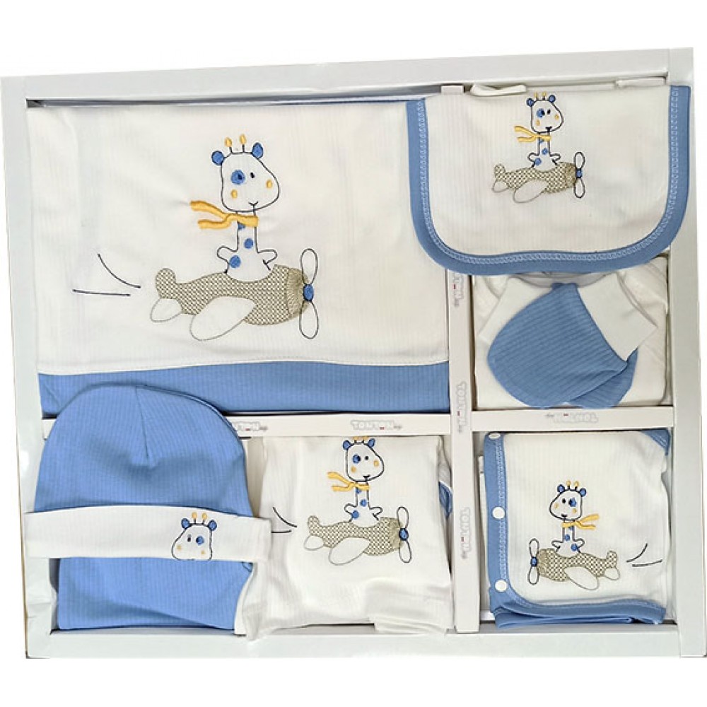 TONTON 158 10 PARÇA ZIBIN TAKIMI MAVİ