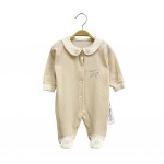 Tonton Baby 8104 Waffle Tulum Yakalı Bej