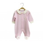 Tonton Baby 8104 Waffle Tulum Yakalı Pembe