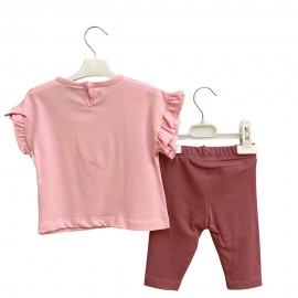 Wow 10630 Kısa Taytlı Takım Çilek Pembe
