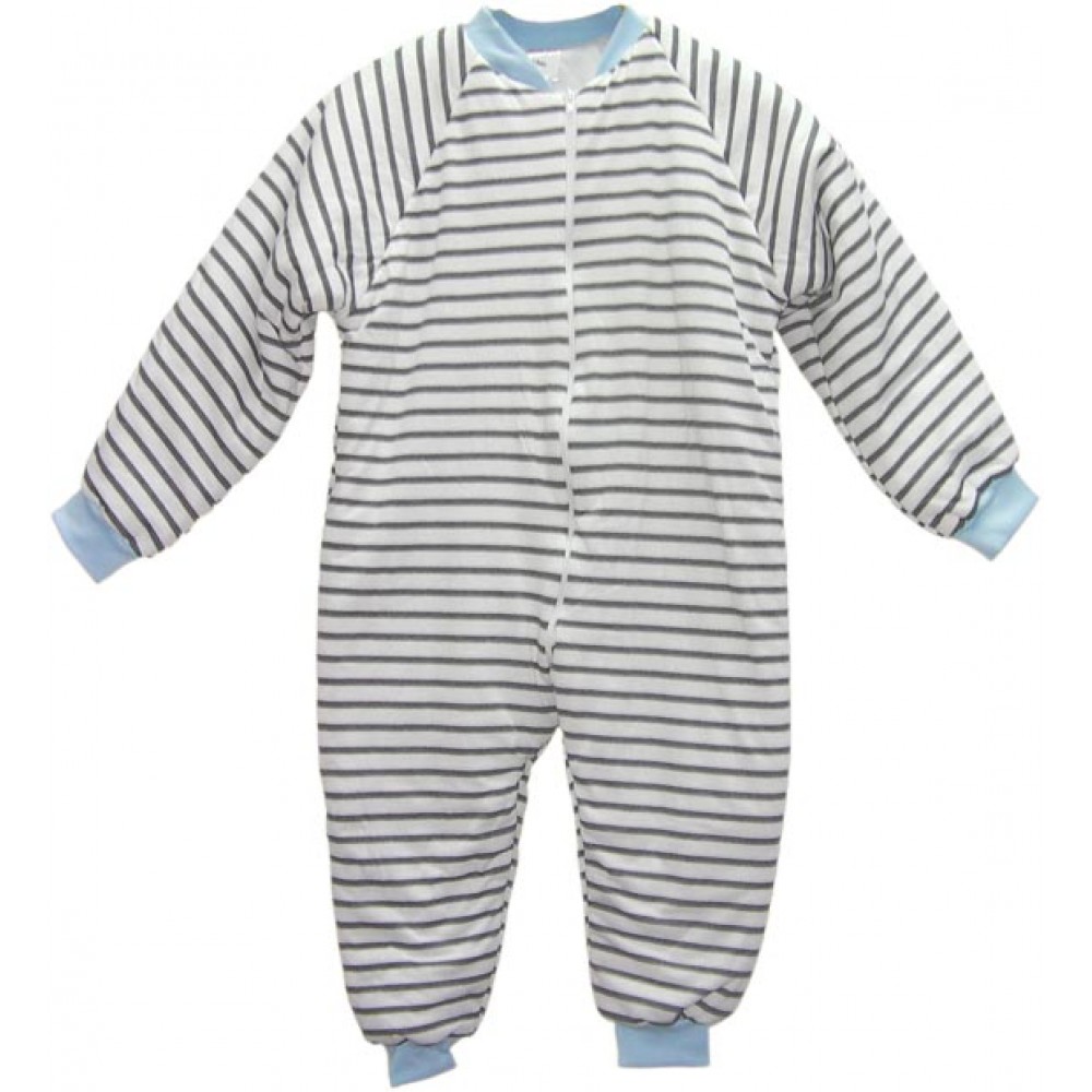 UYKU TULUMU ELYAFLI 7 YAŞ GRİ (MAVİ) ÇİZGİLİ 